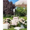 The Tommy Chair, Lauren's Pink Stripe - Outdoor Home - 4