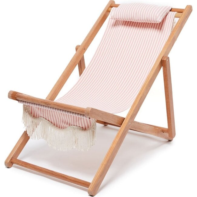 Premium Sling Chair, Lauren's Pink Stripe