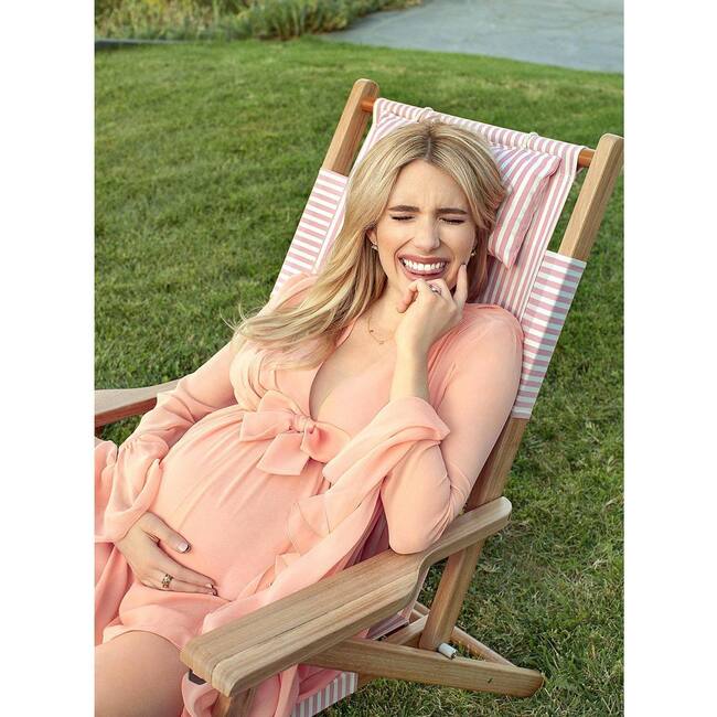 The Tommy Chair, Lauren's Pink Stripe - Outdoor Home - 5