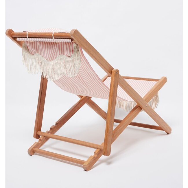 Premium Sling Chair, Lauren's Pink Stripe