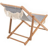 Premium Sling Chair, Lauren's Navy Stripe - Outdoor Home - 3