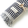 The Beach Towel, Lauren's Navy Stripe - Towels - 2