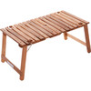 Teak Folding Table, Natural - Outdoor Home - 1 - thumbnail