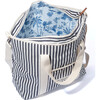 Cooler Tote Bag, Lauren's Navy Stripe - Outdoor Home - 3