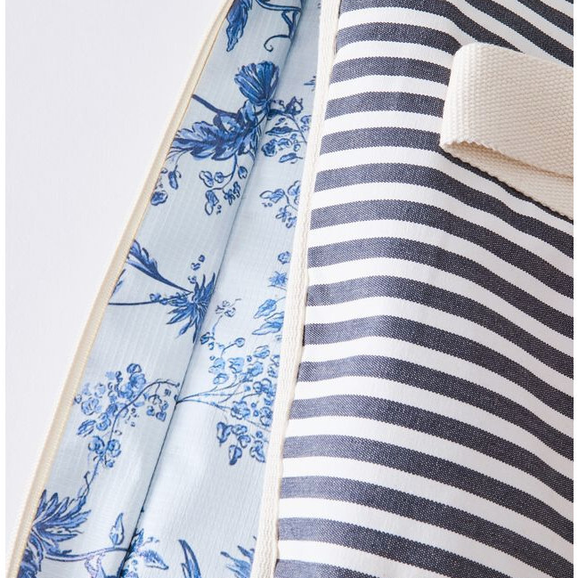 Cooler Tote Bag, Lauren's Navy Stripe - Outdoor Home - 4