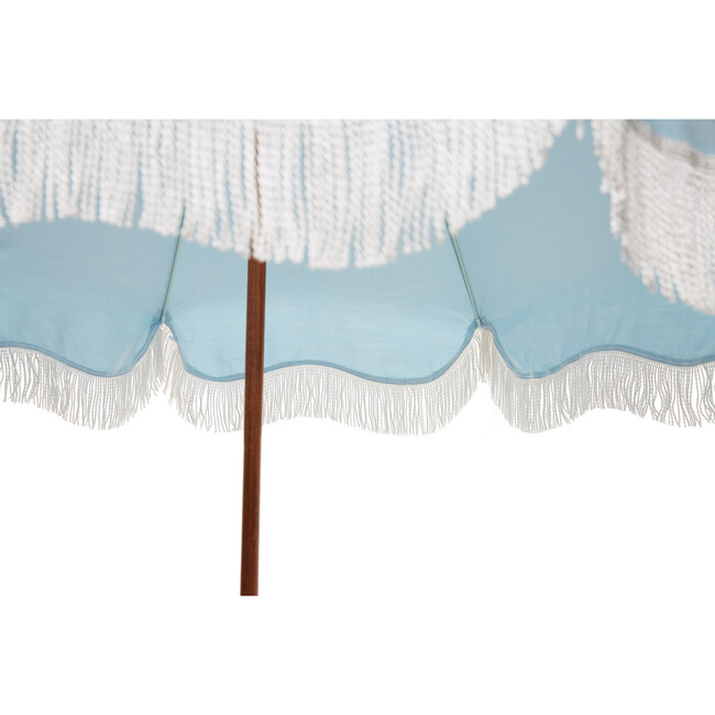 Holiday Lightweight Beach Umbrella, Santorini Blue - Outdoor Home - 4