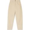 Women's Lou Biscuit Jeans, Ecru - Sweatpants - 1 - thumbnail