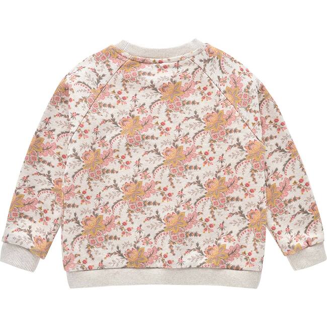 Kyra Sweatshirt, Cream French Floral - Sweaters - 4