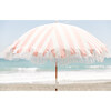 Holiday Lightweight Beach Umbrella, Crew Pink Stripe - Outdoor Home - 5