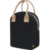 Zipper Lunch, Solid Black - Lunchbags - 2