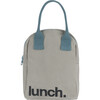 Zipper Lunch, Grey and Midnight - Lunchbags - 1 - thumbnail