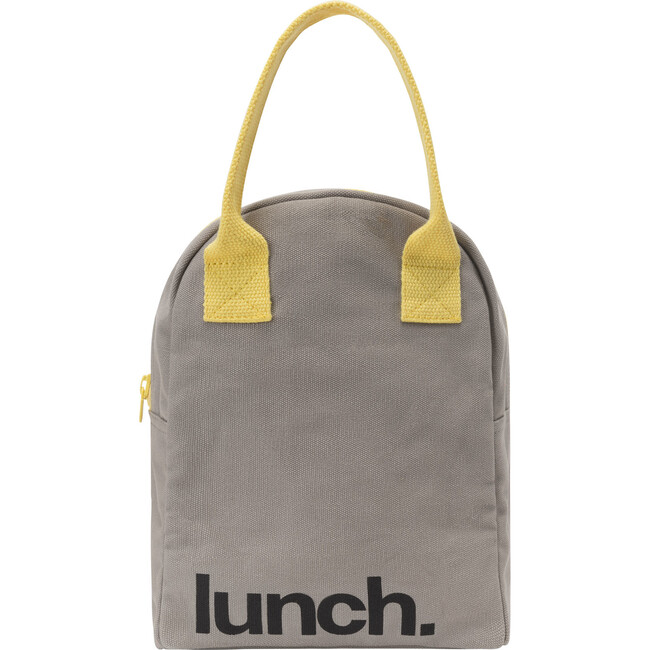 Zipper Lunch, Grey and Yellow