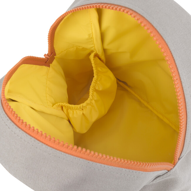 Zipper Lunch, Grey and Pumpkin - Lunchbags - 4