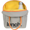 Zipper Lunch, Grey and Pumpkin - Lunchbags - 5