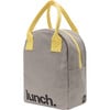 Zipper Lunch, Grey and Yellow - Lunchbags - 3