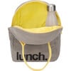 Zipper Lunch, Grey and Yellow - Lunchbags - 6