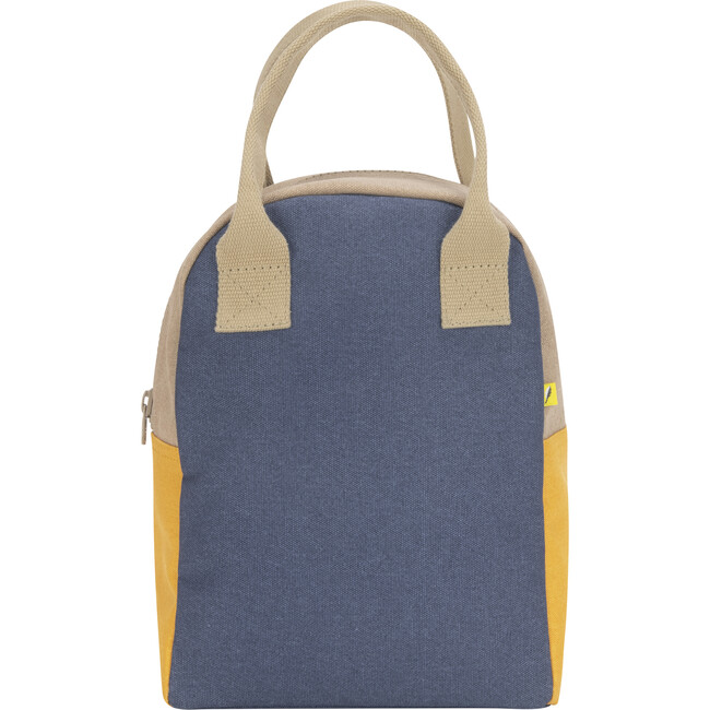 Zipper Lunch, Block Navy, Oat, and Mango