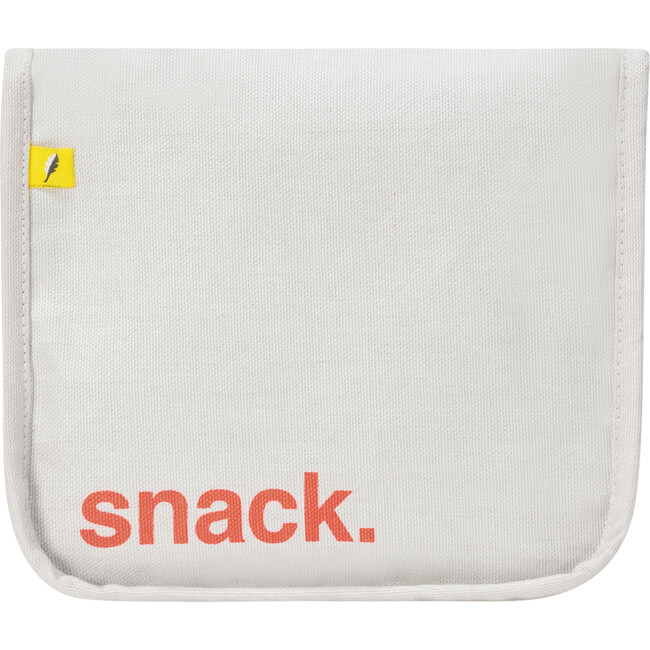 Snack Mat, Orange With Yellow Zip