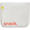 Snack Mat, Orange With Yellow Zip - Lunchbags - 1 - thumbnail