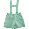 Suspender Gingham, Turquoise - Overalls - 2