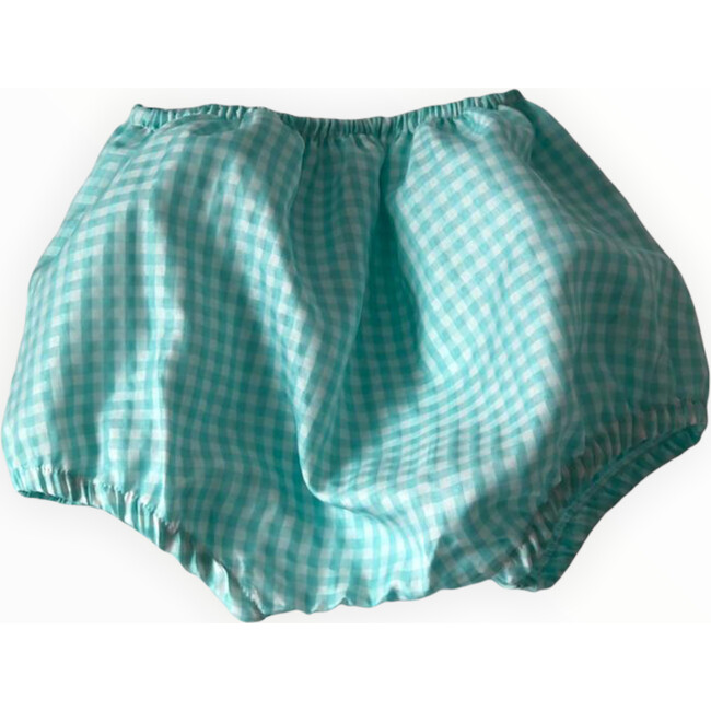 Gingham Bloomer, Turquoise
