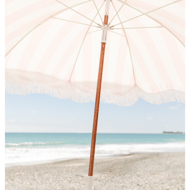 Holiday Lightweight Beach Umbrella, Crew Pink Stripe - Outdoor Home - 8