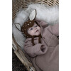Mini Bambi Hat With Ears, Brown - Hats - 2