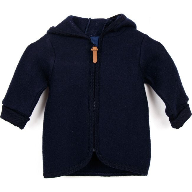 Jackie Baby Jacket With Ears, Navy