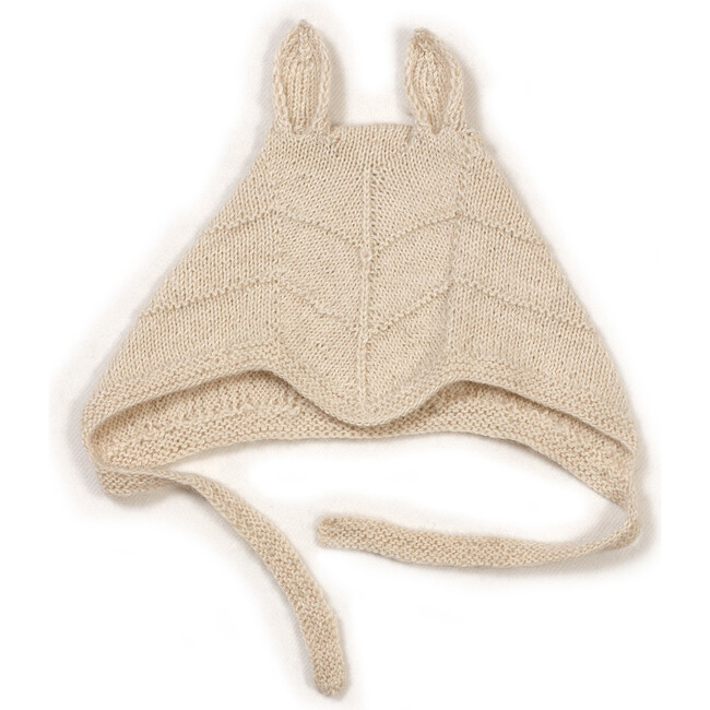Baby Rabbit Hat, Off White - Hats - 1