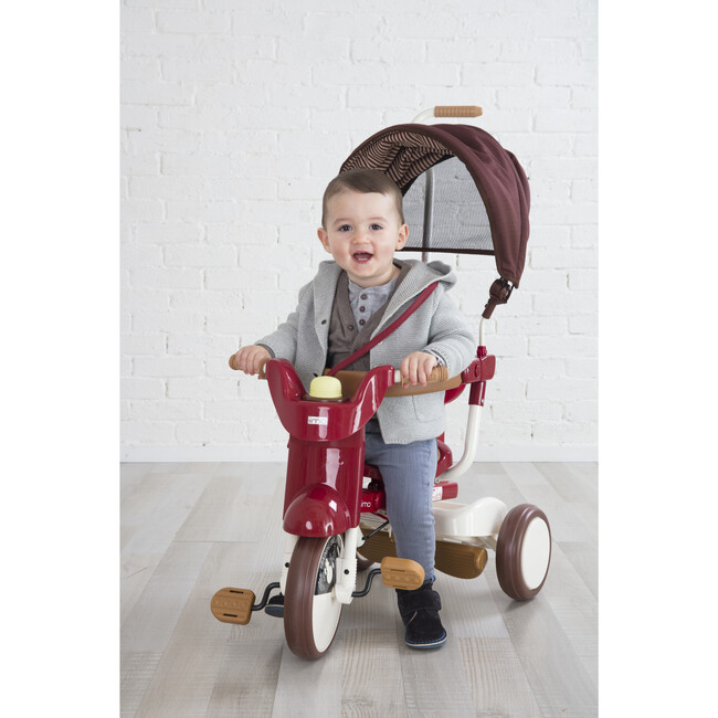 3-in-1 Folding Tricycle, Eternity Red