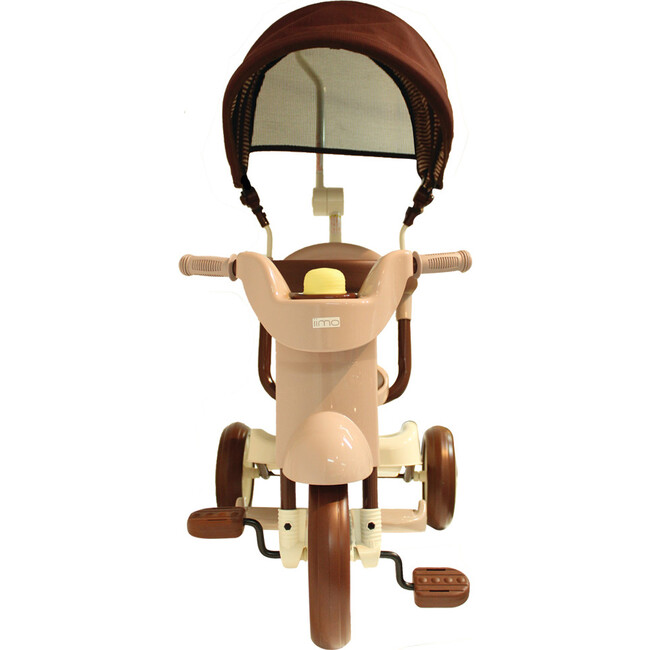 3-in-1 Folding Tricycle, Comfort Brown - Tricycles - 4