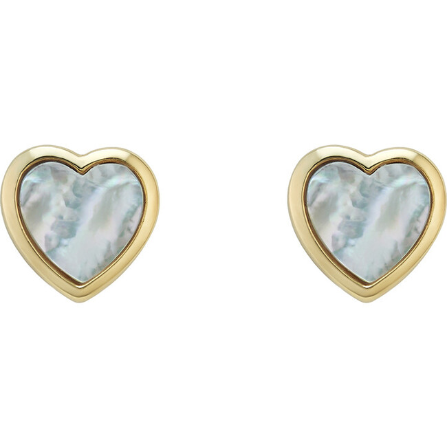 Petite Heart Stud Earrings - Earrings - 1