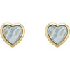Petite Heart Stud Earrings - Earrings - 1 - thumbnail