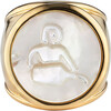 Mother of Pearl Zodiac Ring, Size 6 - Rings - 1 - thumbnail
