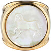 Mother of Pearl Zodiac Ring, Size 6 - Rings - 2