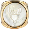 Mother of Pearl Zodiac Ring, Size 6 - Rings - 3