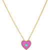 Enamel Heart Necklace - Necklaces - 1 - thumbnail