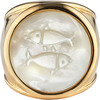 Mother of Pearl Zodiac Ring, Size 6 - Rings - 8