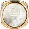 Mother of Pearl Zodiac Ring, Size 6 - Rings - 10