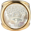 Mother of Pearl Zodiac Ring, Size 6 - Rings - 12