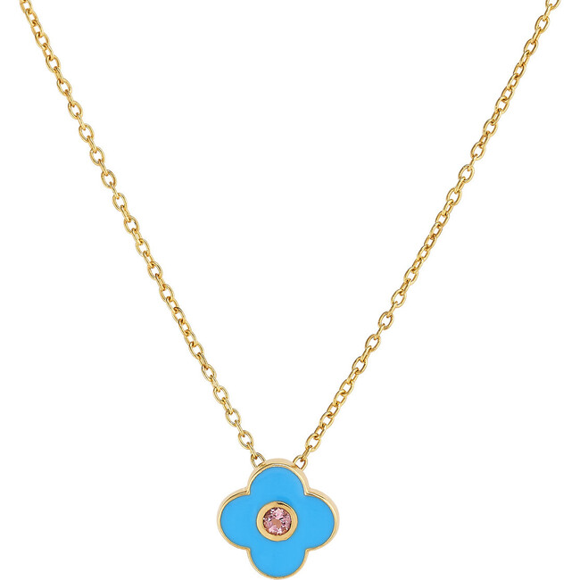 Enamel Clover Necklace