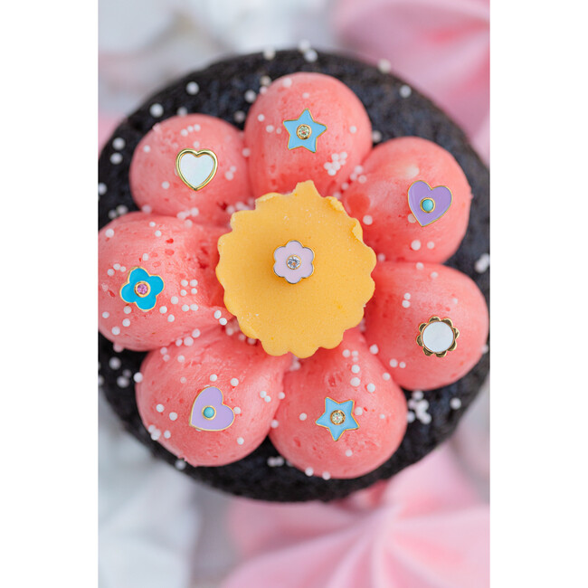 Enamel Clover Stud - Earrings - 2