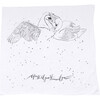 Organic Cotton Gauze Swaddle, Swans - Swaddles - 1 - thumbnail