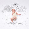 Organic Cotton Gauze Swaddle, Swans - Swaddles - 2