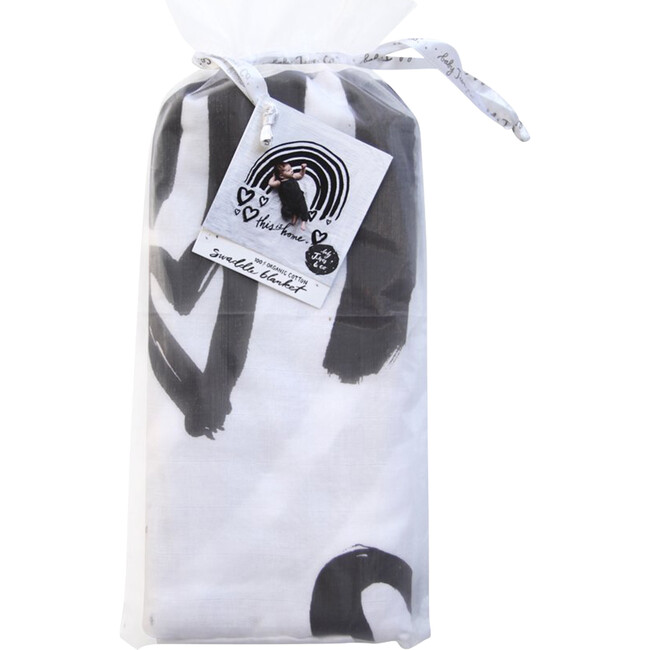 Organic Cotton Gauze Swaddle, Rainbow - Swaddles - 6