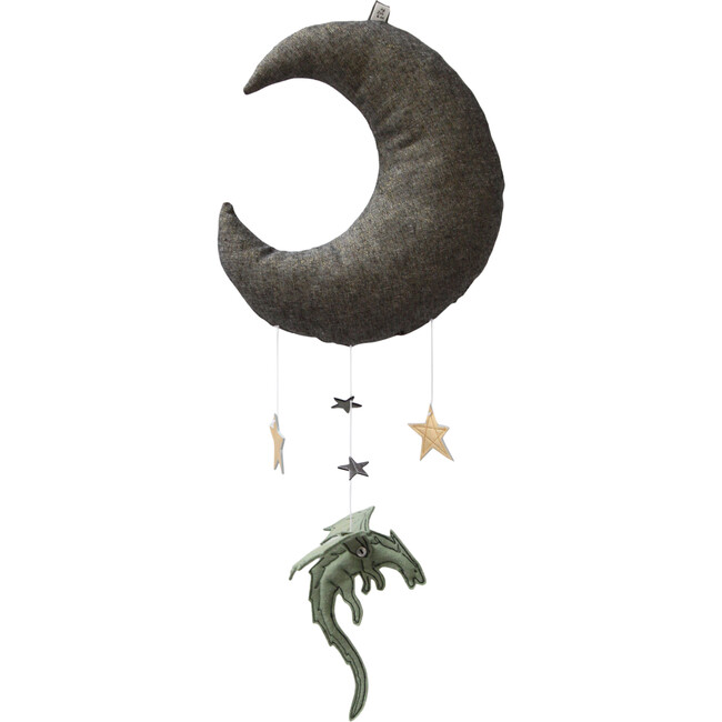 LUXE Dragon Moon Mobile, Green & Gold