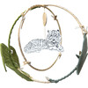 LUXE Tiger in the Jungle Mobile, Green & Gold - Mobiles - 5