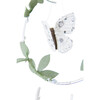 LUXE Luna Moth Mobile in White, Silver & Green - Mobiles - 3