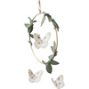 LUXE Luna Moth Mobile in White Gold & Green - Mobiles - 5