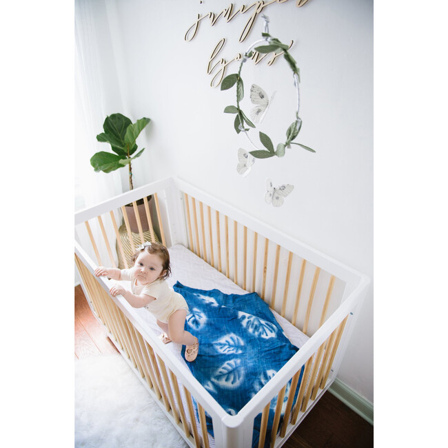 LUXE Luna Moth Mobile in White, Silver & Green - Mobiles - 7